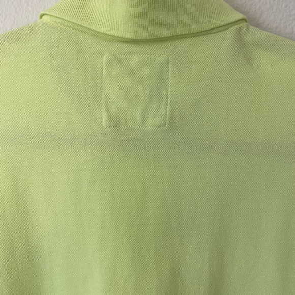 Crew Clothing Company Men’s Classic Pique Polo Shirt in Citrus Lime Size Medium - Picture 12 of 15
